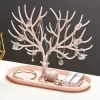 Deer Jewelry Display Stand Earrings Necklace Ring Jewelry Display Tray Jewelr Crystal Handle Antlers Jewelry Display Stand With Storage Drawer And Tray Tree Tower Rack Hanging Organizer ( mul