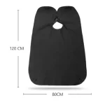 Black Beard Apron Hair Clippings Catcher Grooming Bib ( black, Standard )