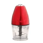250W Electric Vegetable Chopper – Twin Stainless Steel Blades, 650ml BPA-Free Bowl, Powerful Copper Motor ( red, Standard )