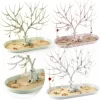 Deer Jewelry Display Stand Earrings Necklace Ring Jewelry Display Tray Jewelr Crystal Handle Antlers Jewelry Display Stand With Storage Drawer And Tray Tree Tower Rack Hanging Organizer ( mul