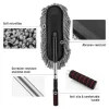 Car Duster, Long Retractable / Soft / Non-Slip / Handle Multipurpose Microfiber Wash Brush Vehicle Interior and Exterior Cleaning Kit with for Car, Boats or Home ( default, Standard ).