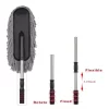 Car Duster, Long Retractable / Soft / Non-Slip / Handle Multipurpose Microfiber Wash Brush Vehicle Interior and Exterior Cleaning Kit with for Car, Boats or Home ( default, Standard ).
