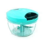 Chopper for Kitchen | Vegetable Chopper & Cutter | Onion Chopper | Chopper for Kitchen Use | Hand Chopper for Kitchen | Cutter with 3 Blades for Chopping (450-Ml, Random Color) ( default, Sta