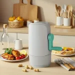 Manual hand-crank peanut sheller machine with built-in filter separator and storage portable household nut cracker - Durable Plastic ( default, OS )