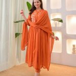 Diwali Embroidered Cotton Suit